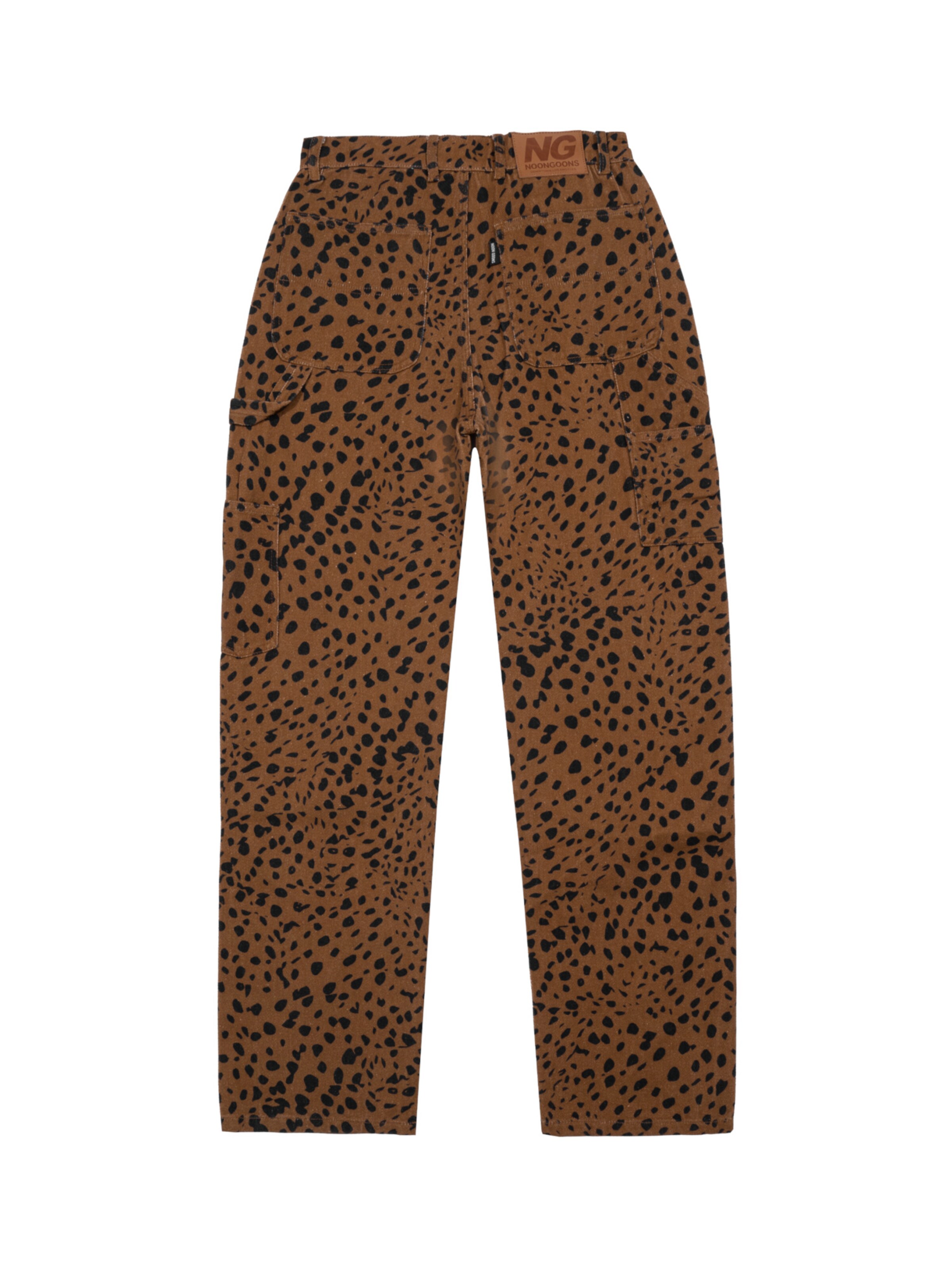 Noon Goons Loosefit Kalhoty – hnědá
