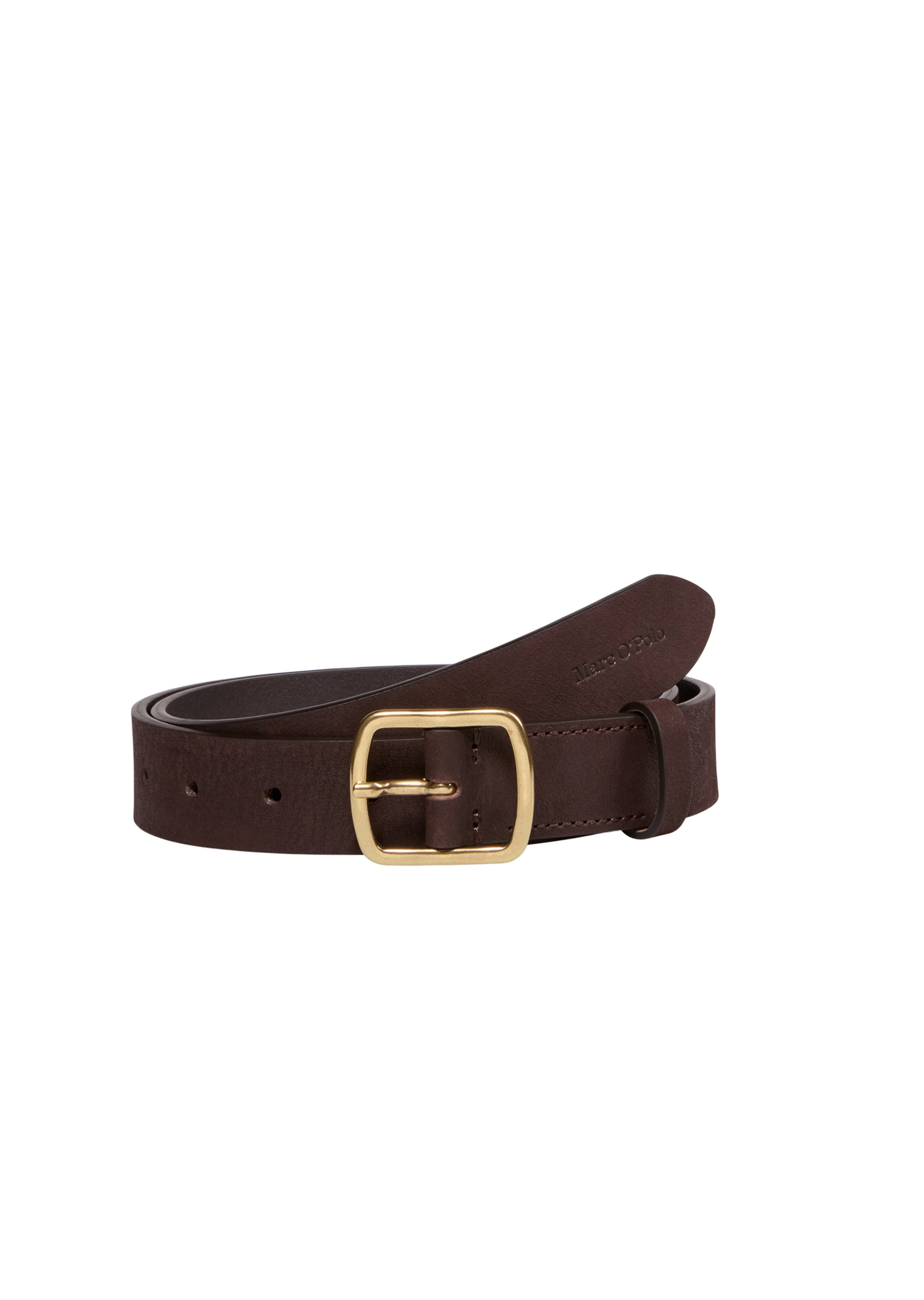 Marc O'Polo Belt in Brown: front