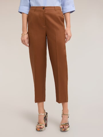 Coupe slim Pantalon MOTIVI en marron