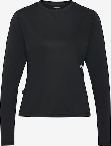 T-shirt fonctionnel Hummel en noir : devant