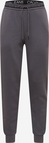 Calvin Klein Jeans Zúžený Kalhoty – šedá: přední strana