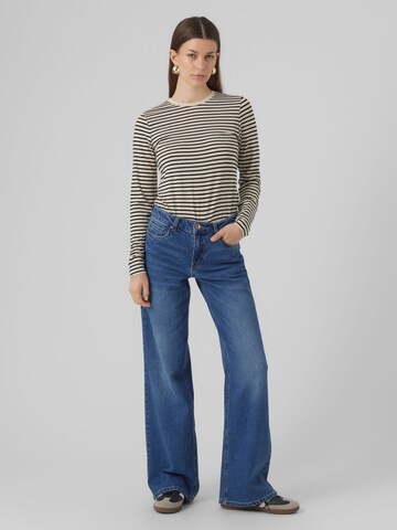 VERO MODA Wide Leg Jeans 'FAITH' in Blau