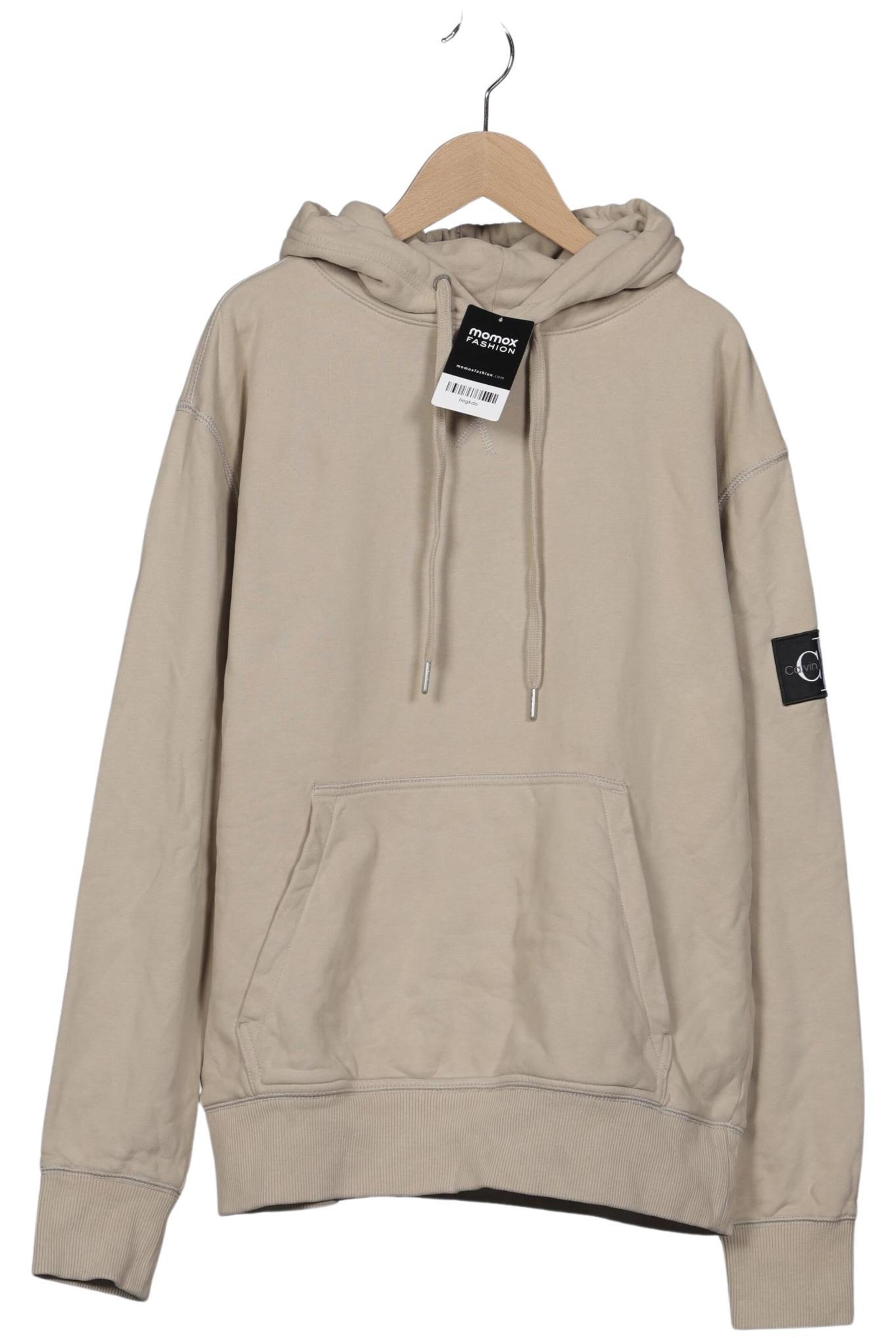 Calvin Klein Jeans Sweatshirt & Zip-Up Hoodie in L in Beige: front