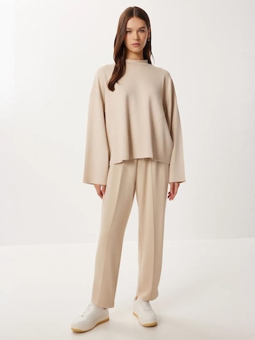 Happiness İstanbul - Calças de fato em bege: frente