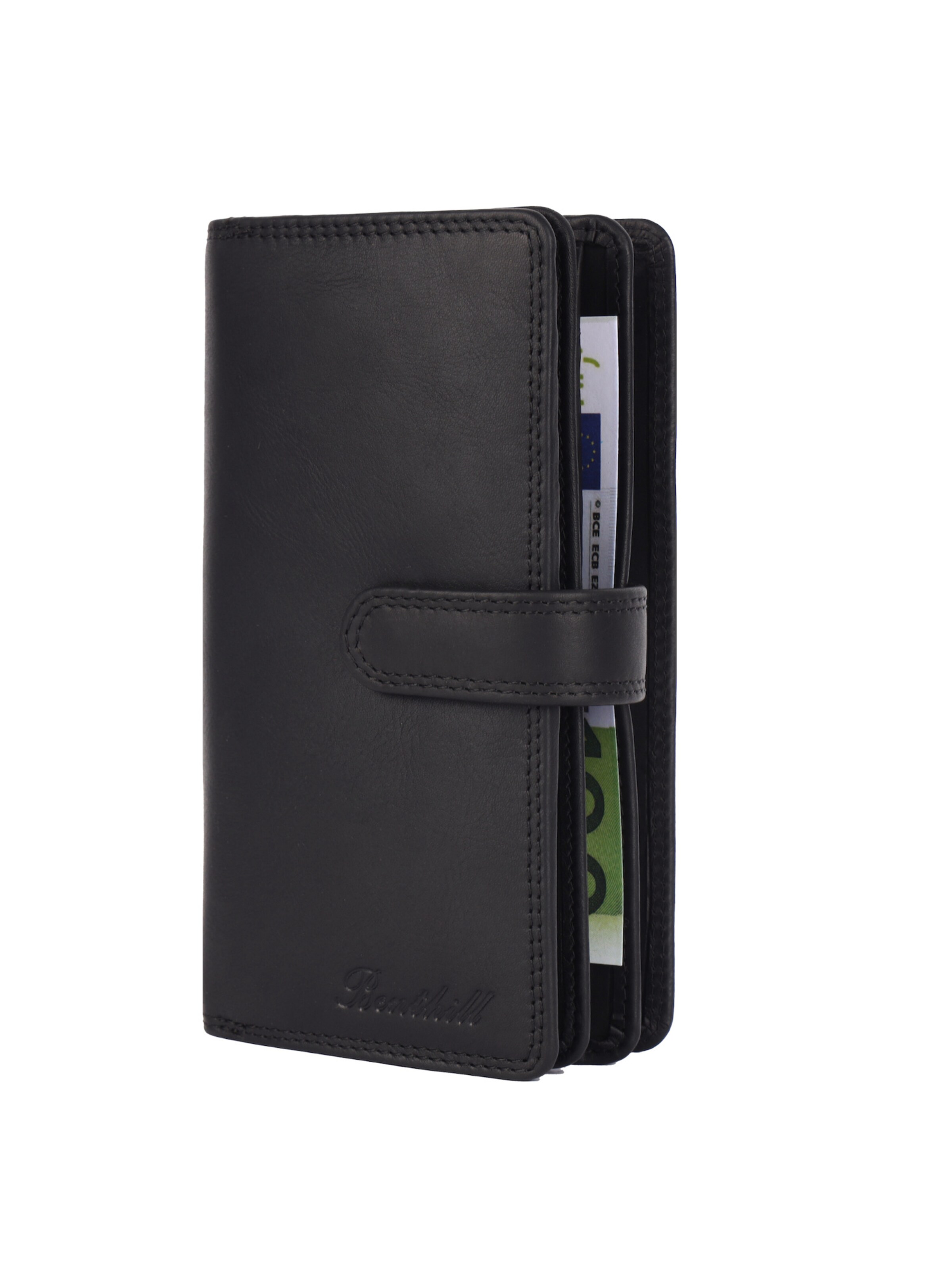 Benthill Portemonnaie‌‌‌‌‌‌‌‌‌ in Schwarz: Vorderseite