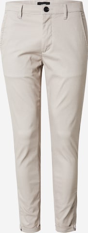 Pantalon chino GABBA en beige : devant