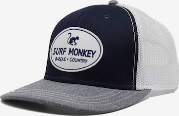 Surf Monkey - Boné em azul: frente