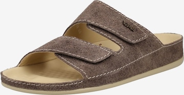 Mule vital en marron : devant