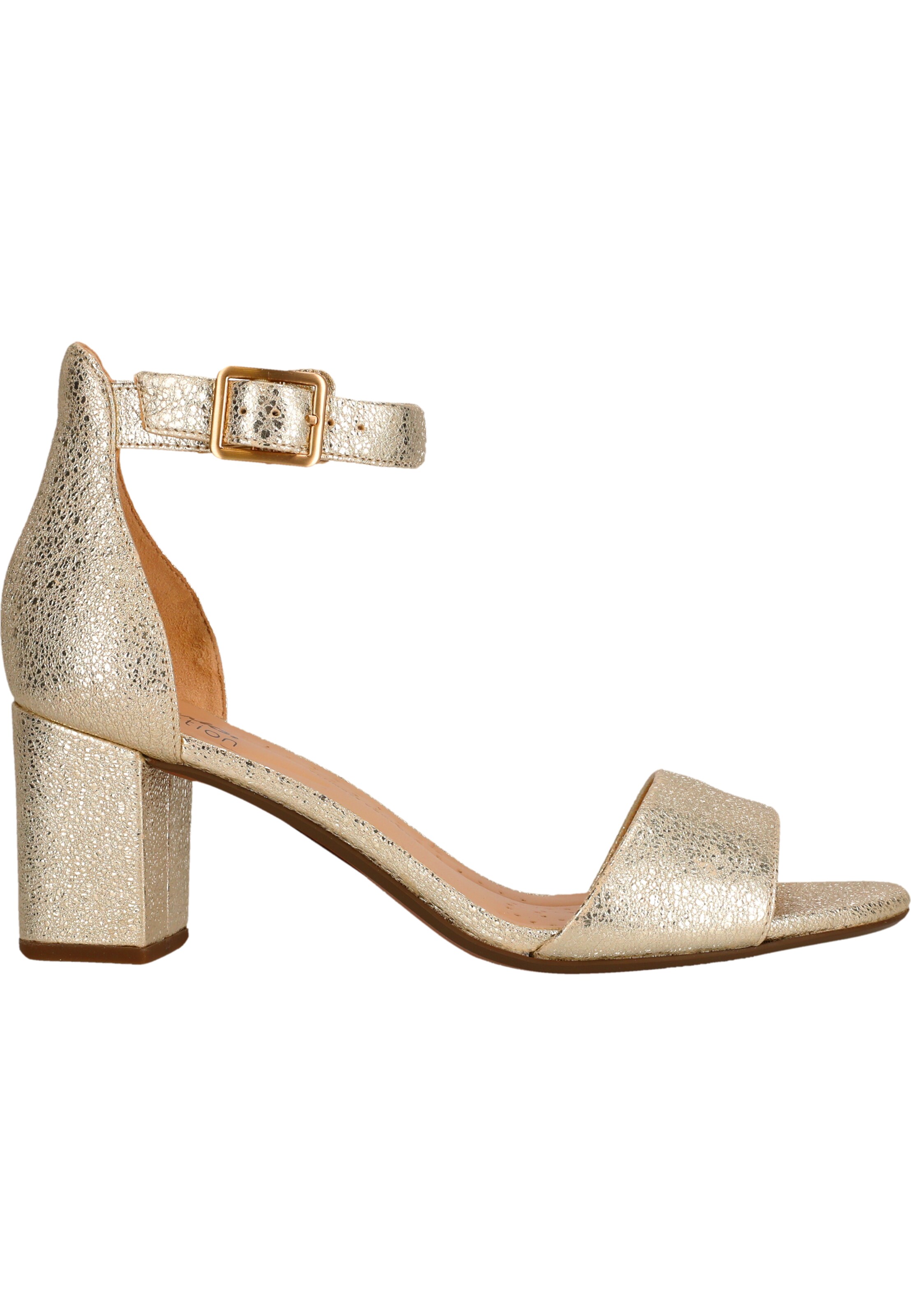 CLARKS Strap sandal 'Deva' in Gold