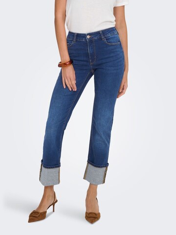 JDY Regular Jeans 'JDYFina' in Blauw: voorkant