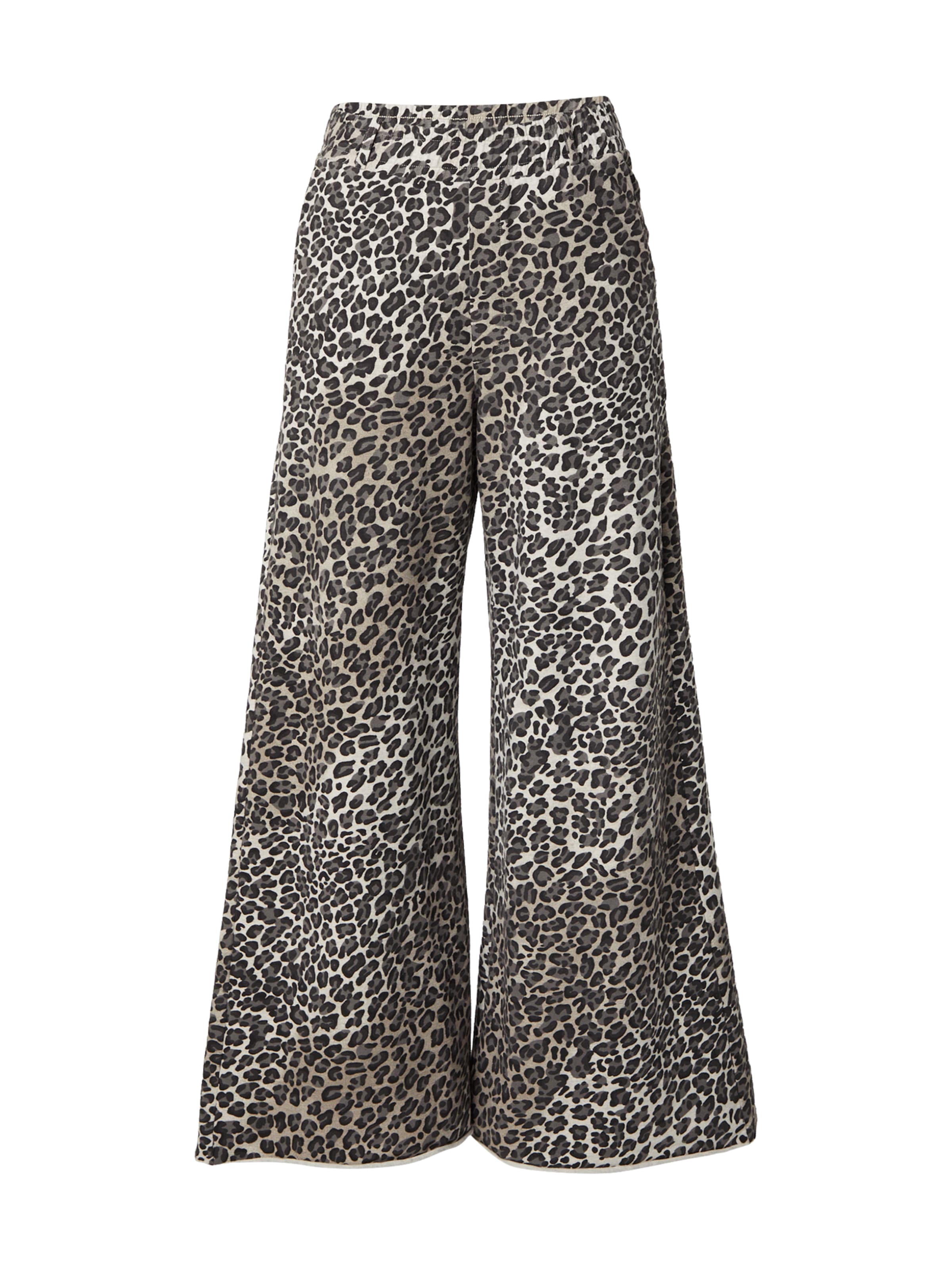 Wide Leg Pantalon 10Days en beige : devant