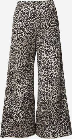 10DaysWide Leg/ Široke nogavice Hlače - bež boja: prednji dio