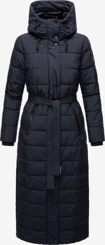 NAVAHOO Winter Coat 'Das Teil XIV' in Blue: front