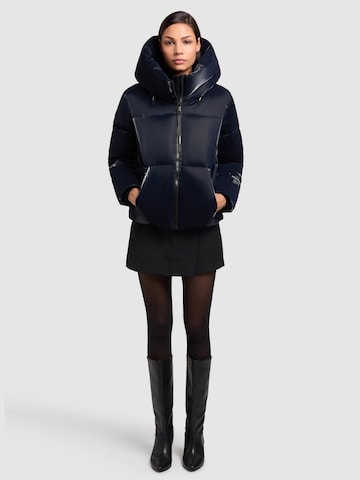 khujo Winter jacket 'Audrey Shiny' in Blue