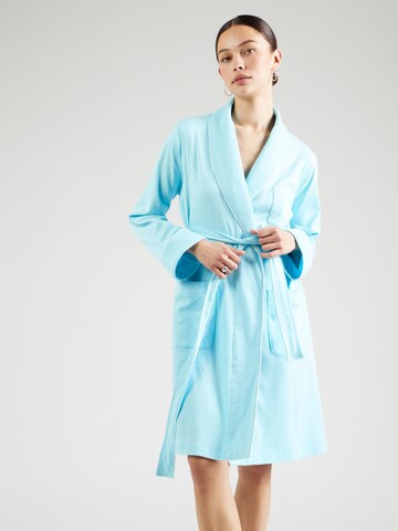 Peignoir court Lauren Ralph Lauren en bleu : devant