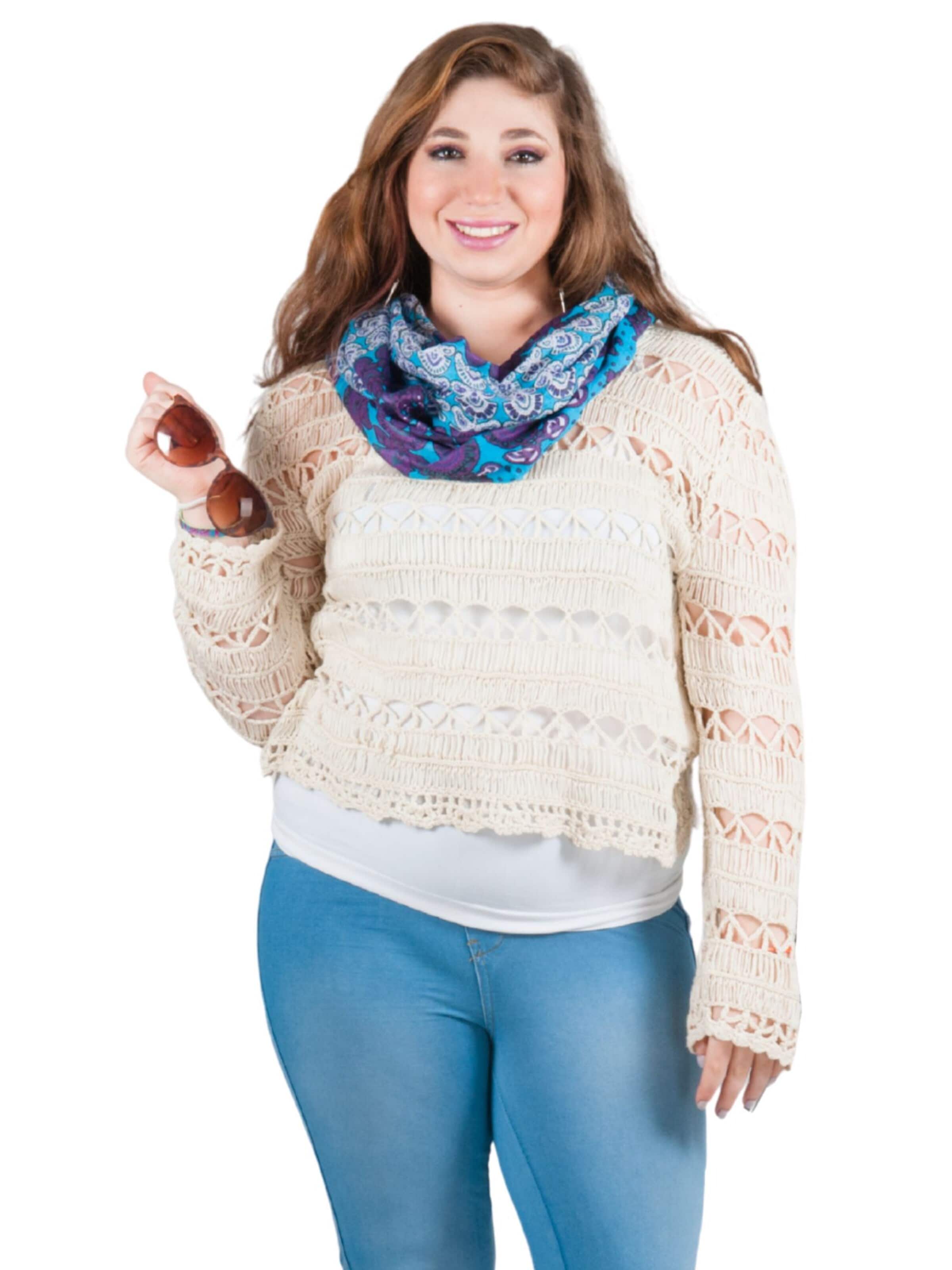 Sunsa Tube Scarf 'Sunsa' in Blue: front