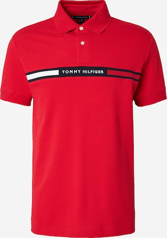 T-Shirt TOMMY HILFIGER en rouge : devant
