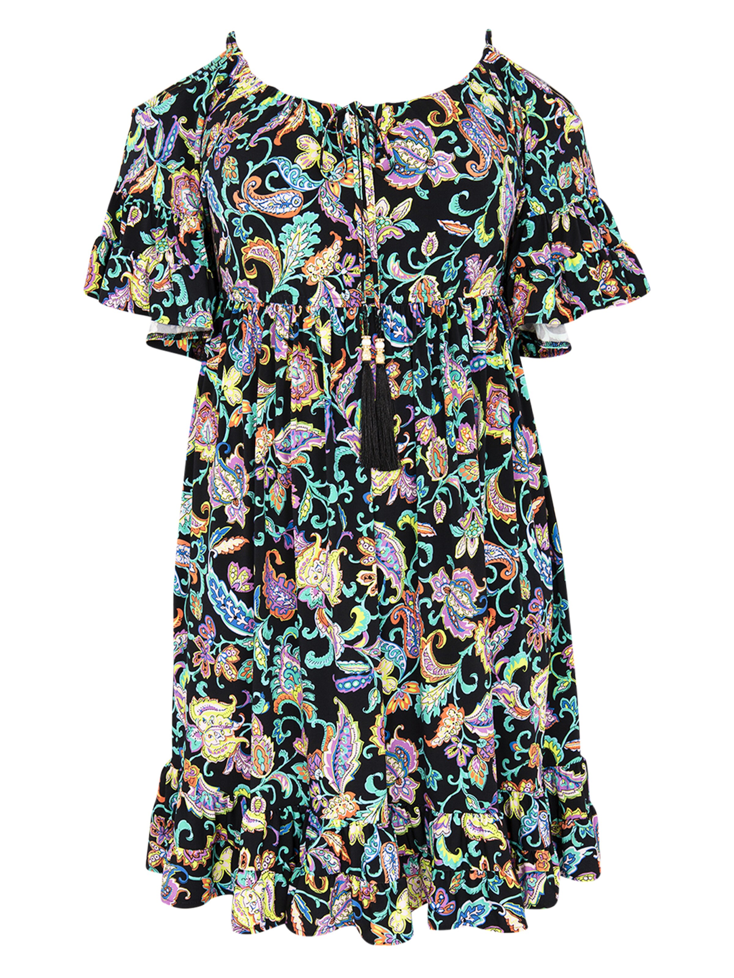 YOEK Dress in Black: front