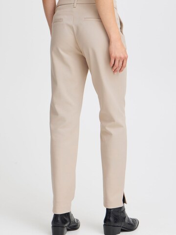 PULZ Jeans Slim fit Chino trousers 'Bindy' in Grey