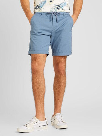 JACK & JONES Regular Chino trousers 'MARCO SUMMER' in Blue: front