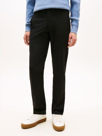 TOMMY HILFIGER Regular Hose 'Denton' in Schwarz: Vorderseite