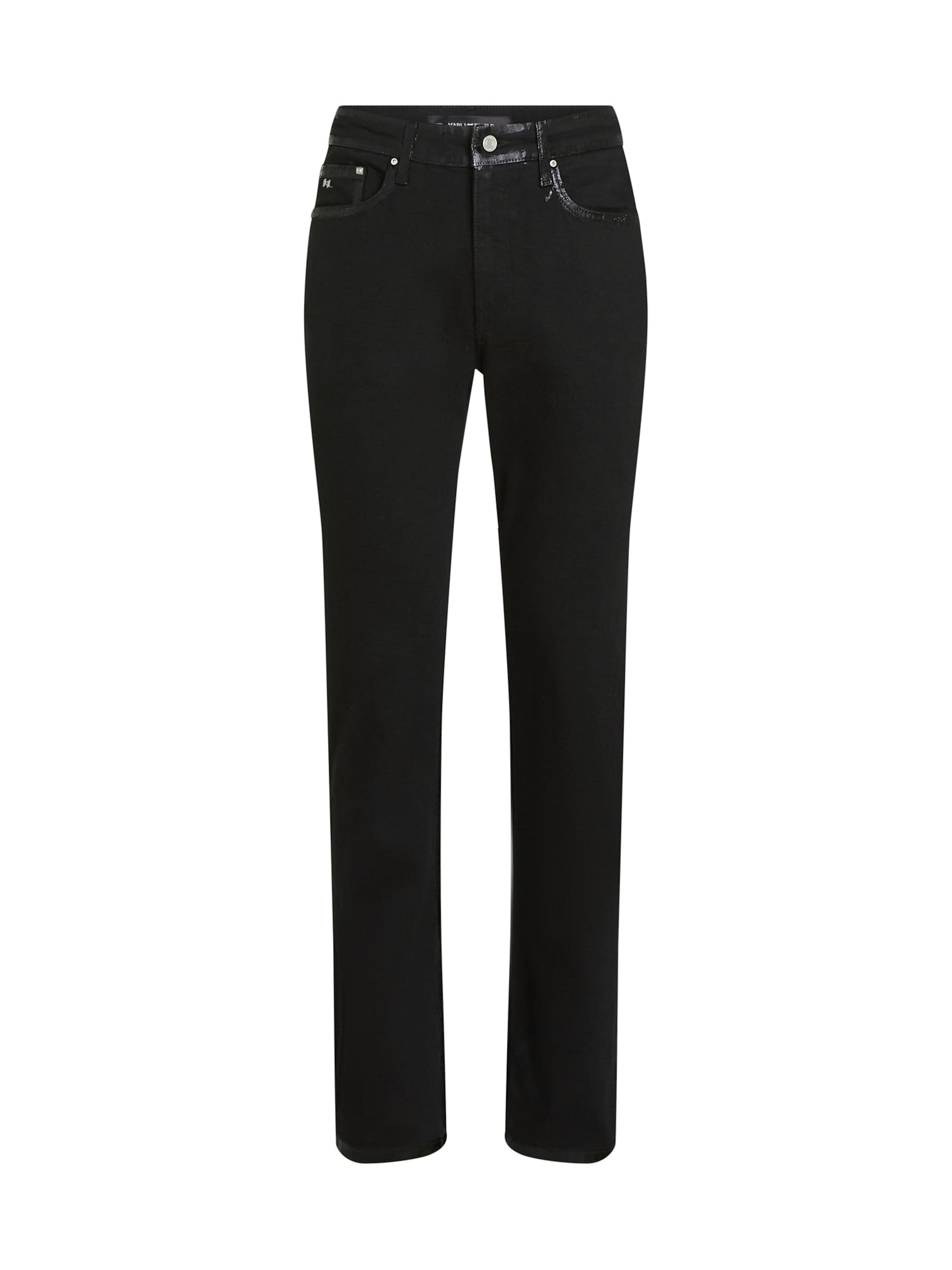 Karl Lagerfeld Слим Джинсы в Черный: спереди
