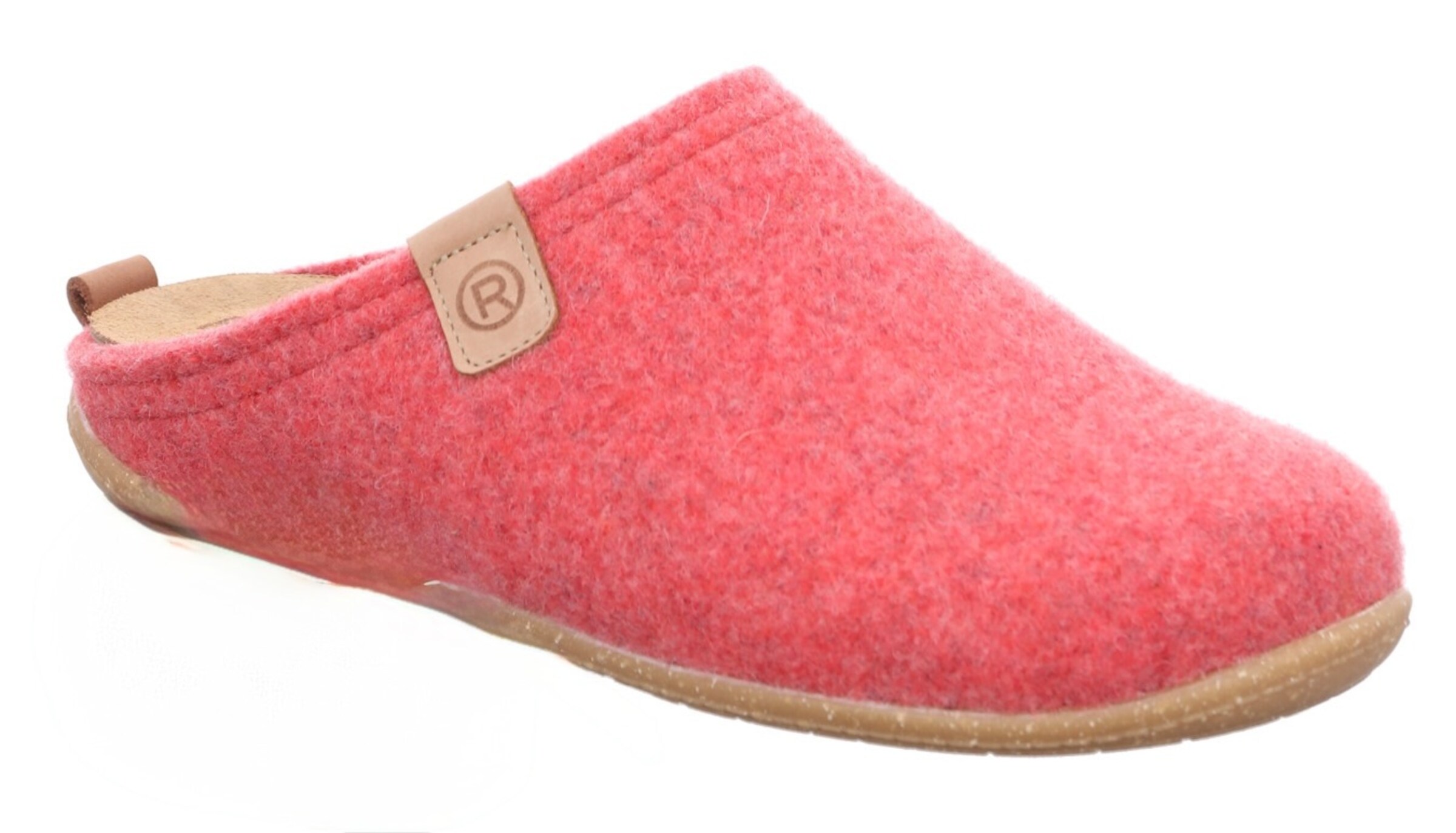 ROHDE Hausschuh in Rot: Vorderseite