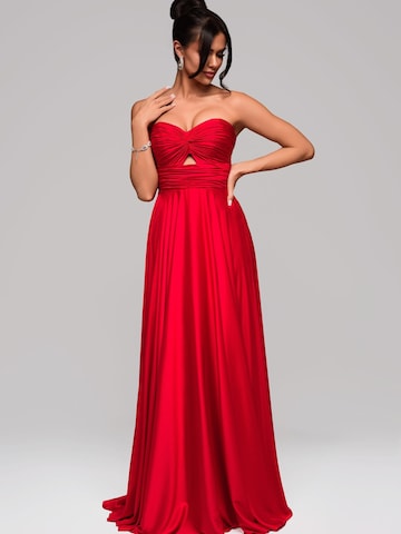 Ombre Abendkleid in Rot