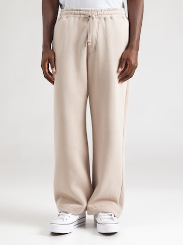 Baggy Pantalon HOLLISTER en marron : devant