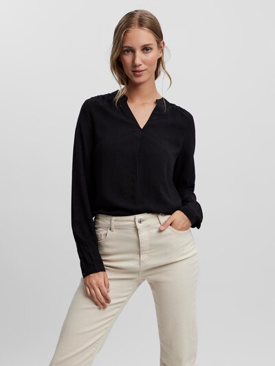 VERO MODA Bluse 'Rome' in schwarz, Modelansicht