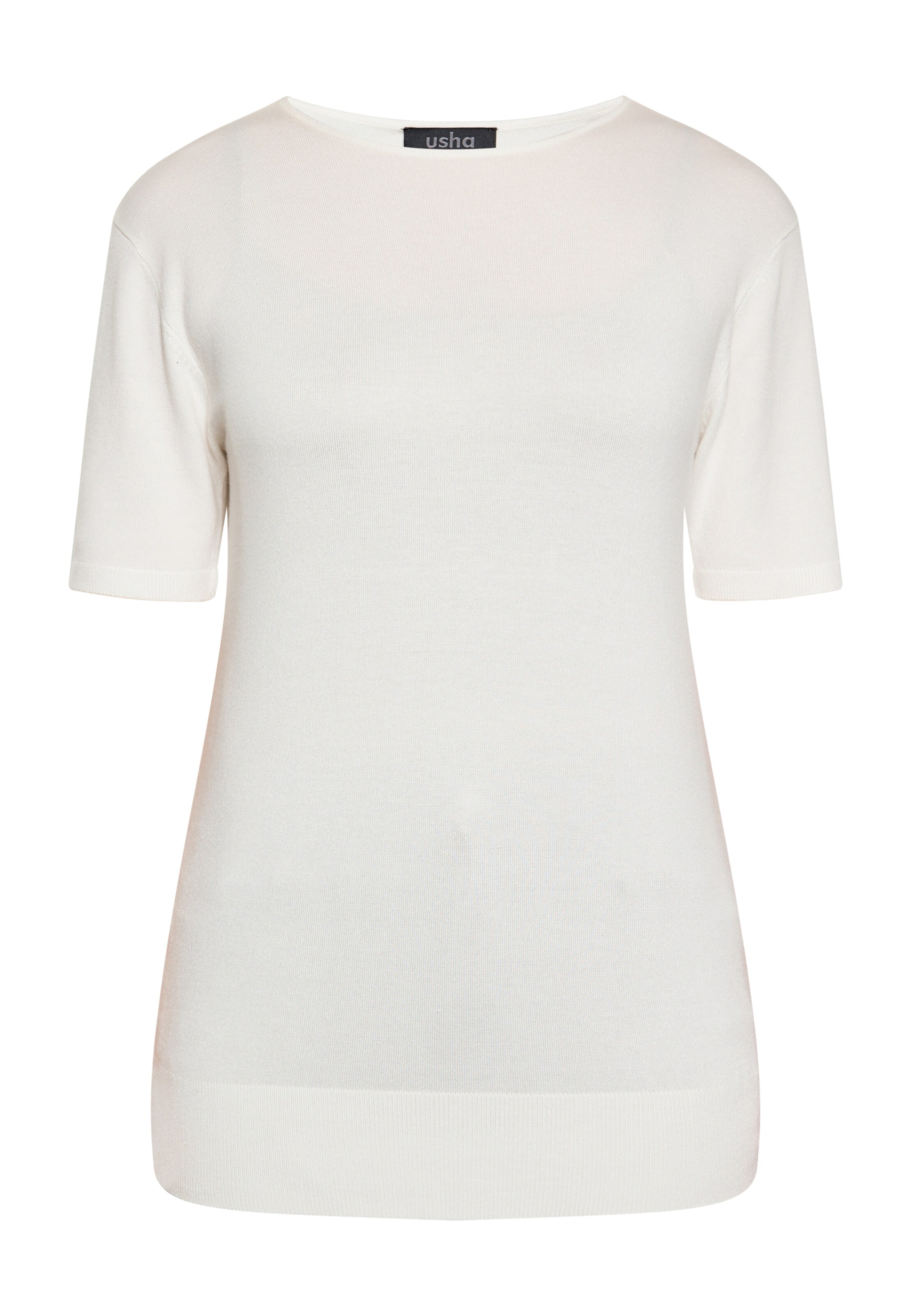 usha BLACK LABEL Pullover in Weiß: Vorderseite