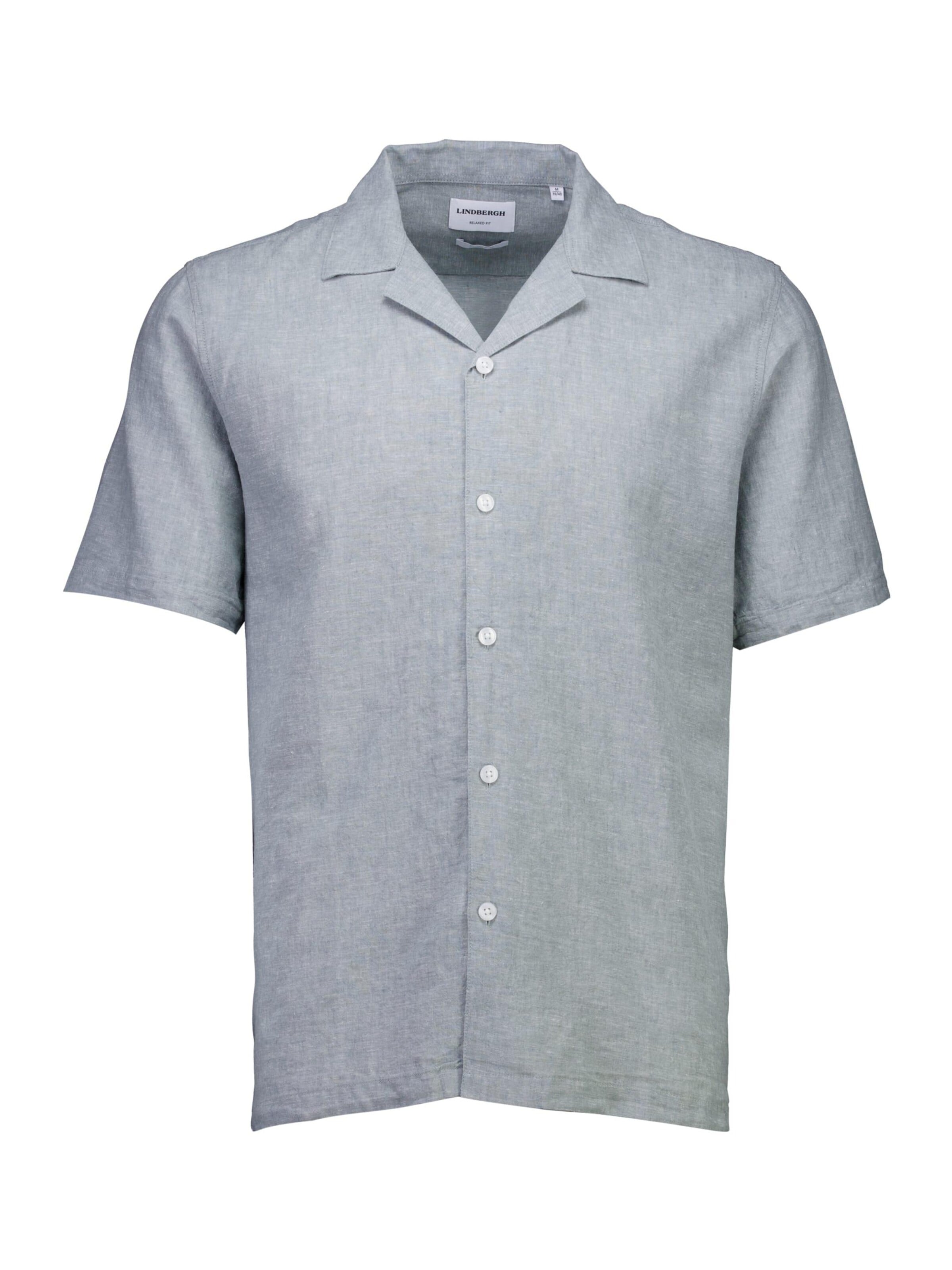 Lindbergh Regular fit Overhemd in Blauw: voorkant