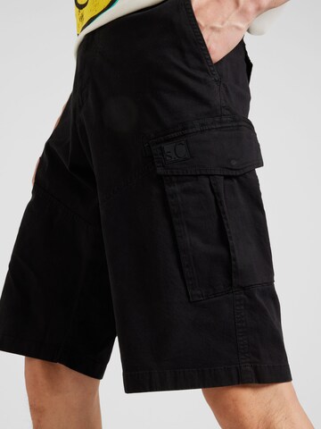 Loosefit Pantalon cargo s.Oliver en noir