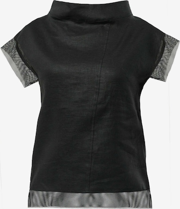 Chemisier Metamorphoza en noir : devant