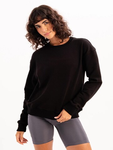 Justever Sweatshirt in Schwarz: Vorderseite