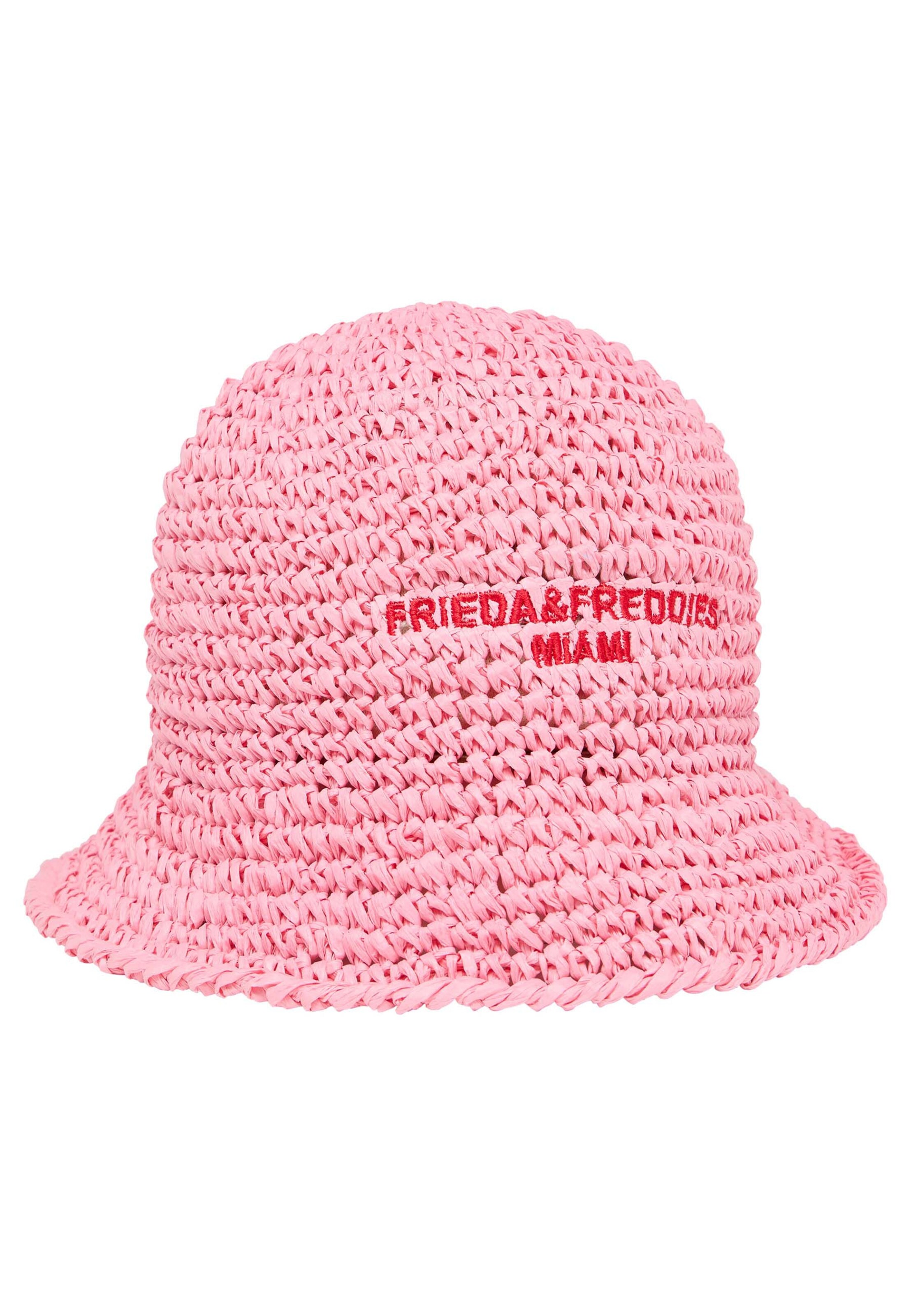 Frieda & Freddies NY Hat in Pink: front