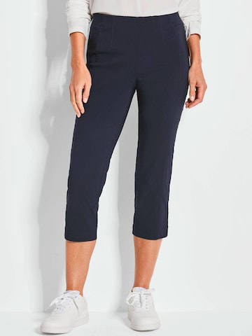 Coupe slim Pantalon 'Louisa' Goldner en bleu
