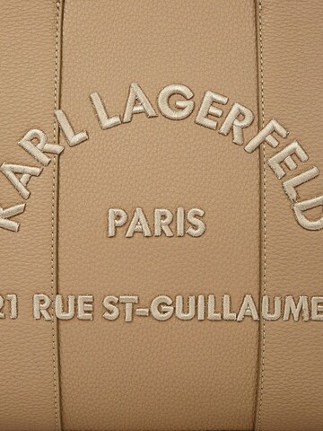 Karl Lagerfeld Shopper táska 'Rue St-Guillaume' - barna