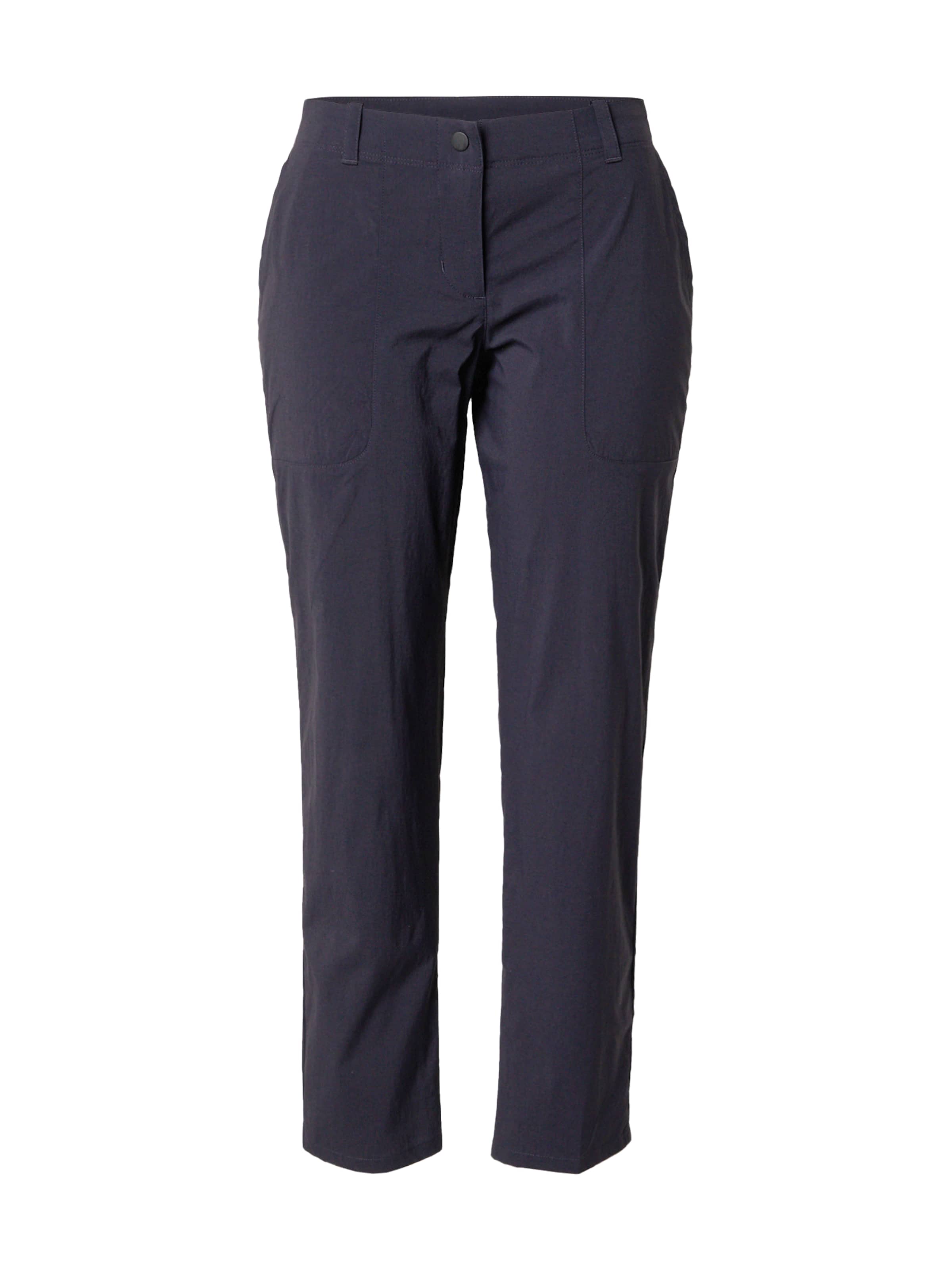 Regular Pantalon outdoor 'DESERT' JACK WOLFSKIN en bleu : devant