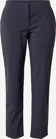 JACK WOLFSKIN Обычный Штаны в спортивном стиле 'DESERT' в Синий: спереди