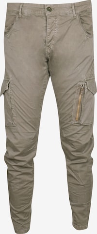 Le Temps Des Cerises Tapered Cargohose 'ALBAN' in Grün: predná strana