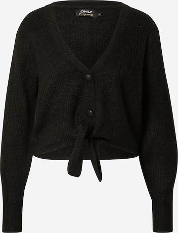 ONLY Knit cardigan 'MONICA' in Black: front