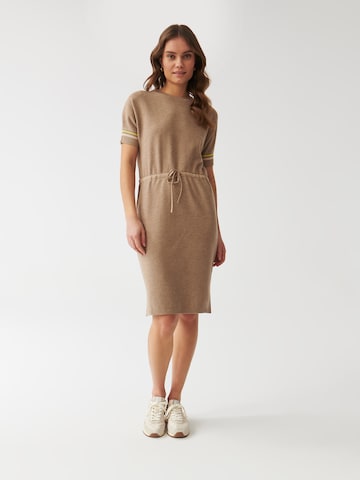 TATUUM Strickkleid 'PAM' in Beige