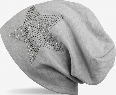 styleBREAKER Beanie 'Warme Beanie Mütze mit Strass Stern' in 55-60 in Grey, Item view
