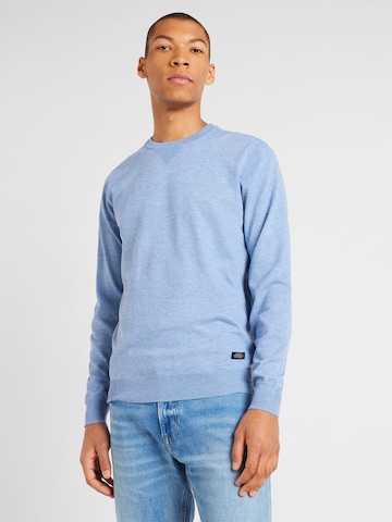 Pull-over 'Bruton' BLEND en bleu : devant