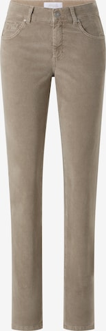 Angels Slimfit Straight-Leg Jeans 'Cici' in Coloured Cord in Beige: predná strana