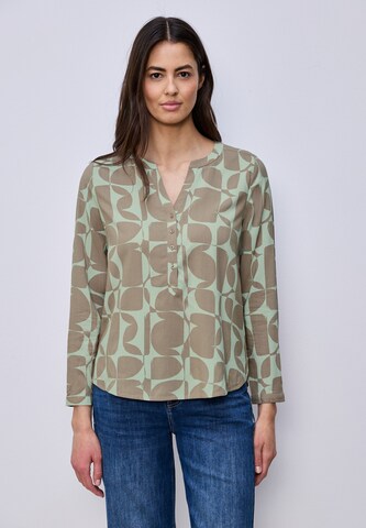 STREET ONE Blouse in Green: front