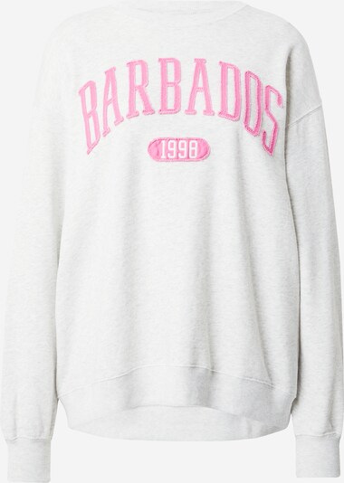 HOLLISTER Sweatshirt in graumeliert / pink, Produktansicht