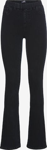 ARIZONA Bootcut Jeggings in Schwarz: Vorderseite