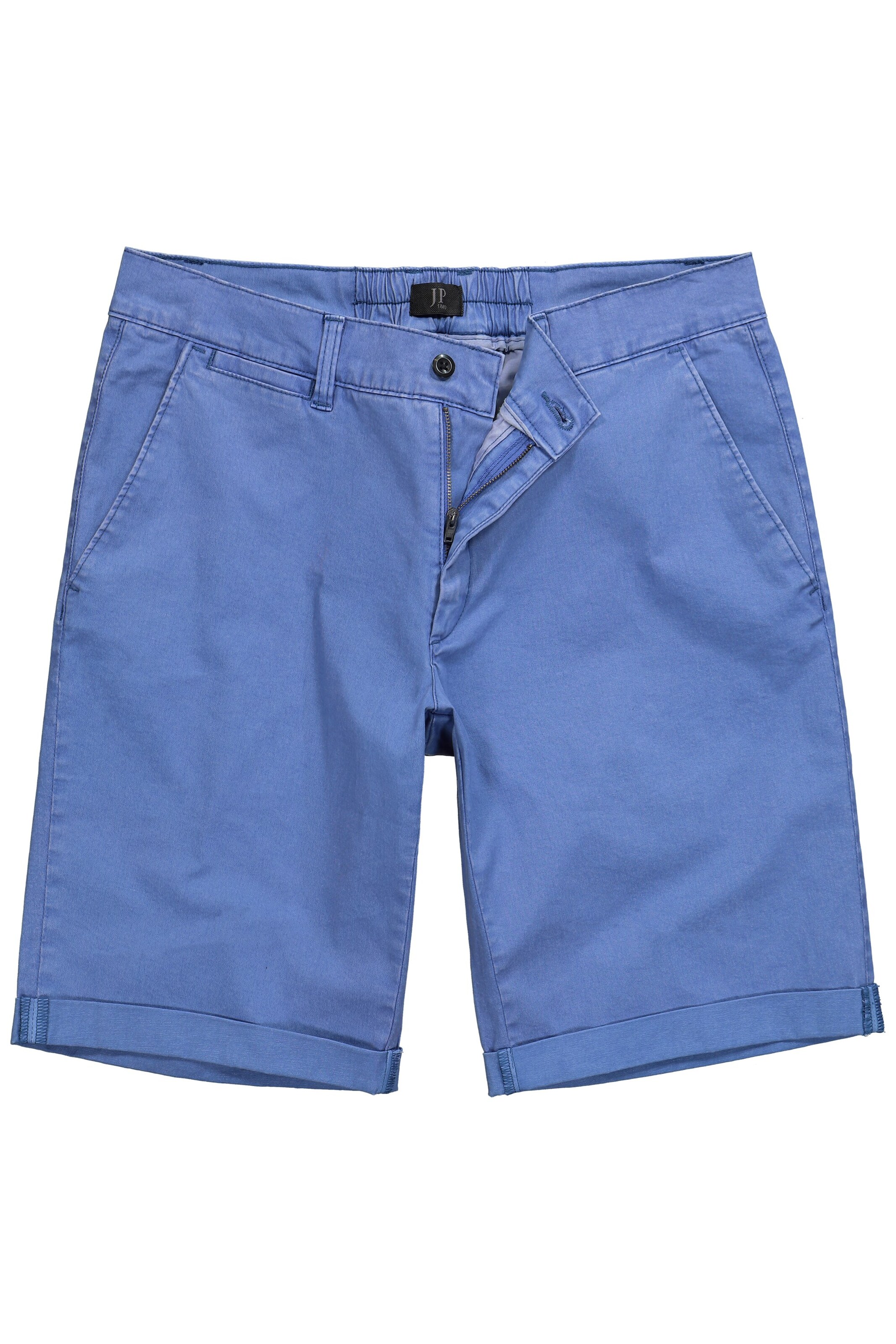JP1880 Broek 'Bermuda' in Blauw: voorkant